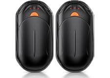 AI Hand Warmers Rechargeable 2 Pack, 6000mAh Electric Hand Warmers, AI Smart Chips 20Hrs Long Safe Heat, Portable Pocket Heat