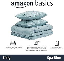 Amazon Basics Lightweight, Soft King Size Comforter