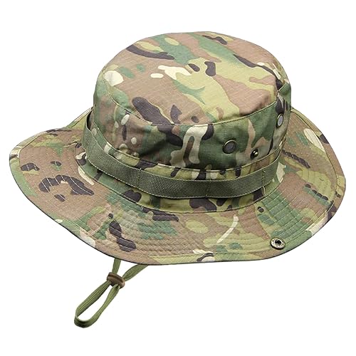 Military Tactical Boonie Hats for Men Women, Summer UV Sun