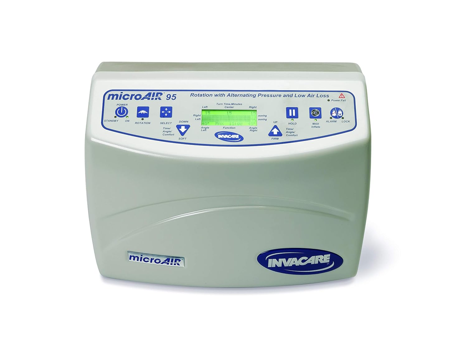Invacare microAIR Power Unit Replacement for MA95Z Mattress, Blue/White, MA95ZP: Industrial & Scientific