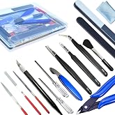 YIRGJERON Gundam Model Tool Kit, 28pcs Adult Hobby Tools Set, Modeler Basic Tools Craft Set for Cars,RV, Airplanes, Buildings, Gundam, Robots Models Repair and Fix