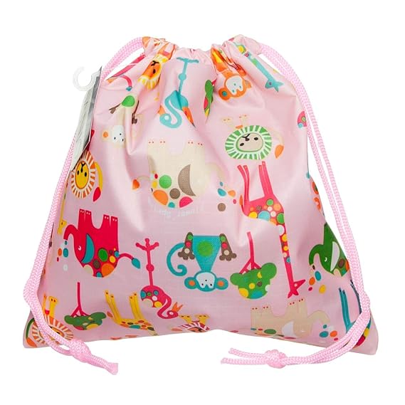 Kids Child's Small Drawstring Water Resistant Toiletry / Wash Bag