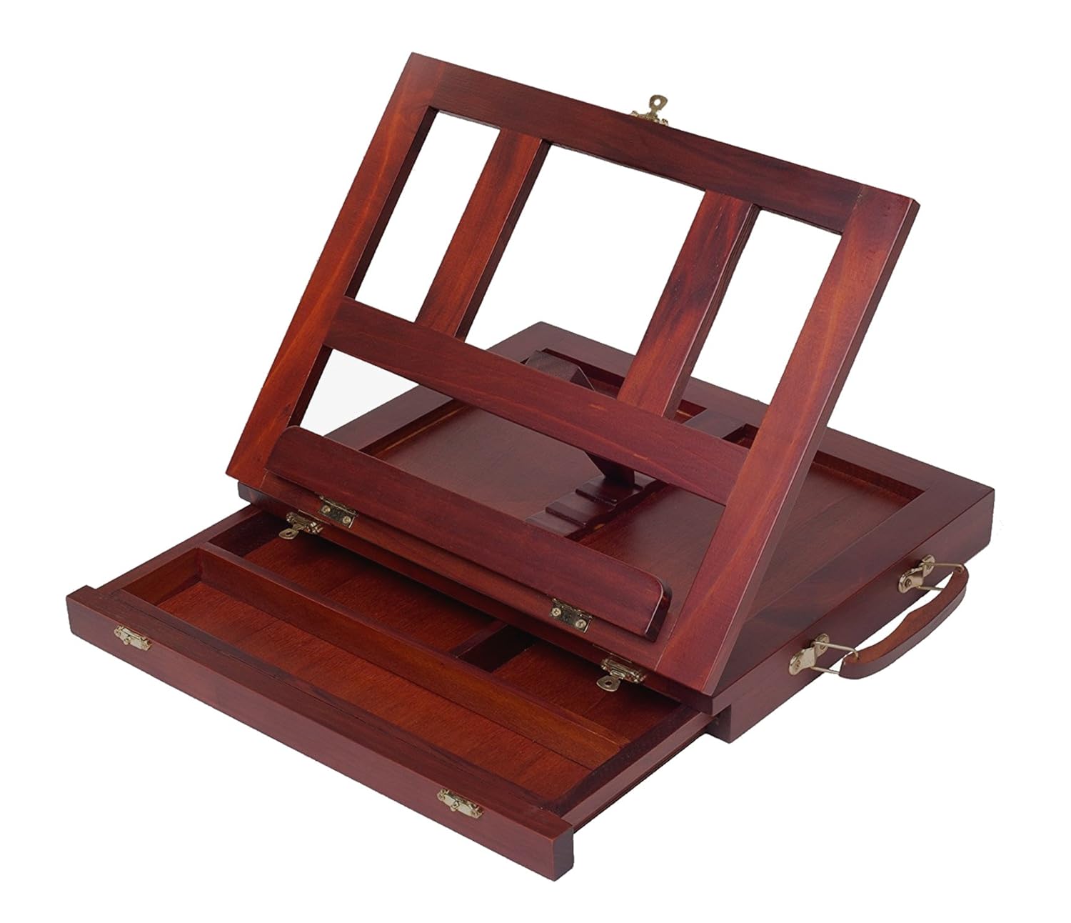 Weight, Light Easel Book and Art Wood Mahogany Adjustable Desktop