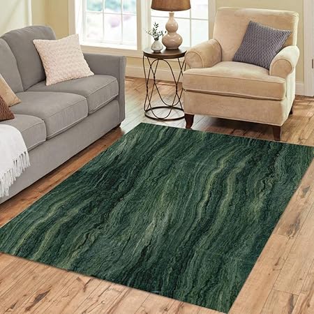 Nice People Area Rug Stone Green Marble Abstract Pattern Modern Emerald Onyx Rock Home Decor Collection Floor Rugs Carpet Amazon Co Uk Kitchen Home