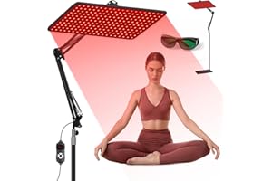 BEICHEN Red Light Therapy for Body and Face, 660nm 850nm 940nm Infrared Redlight-Therapy Lamp Device with Large Panel and Stable Stand at Home, Idea Gift for Women Wife Mom Sister Girlfriend
