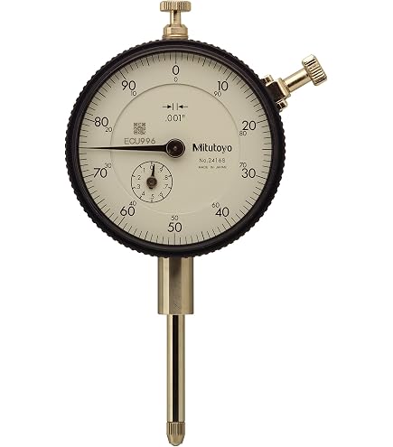 Mitutoyo 2109S-10 Dial Indicator - 0-1mm Range, 0.001mm Graduation, Lug Back, 8mm Stem, Precision Measuring Tool