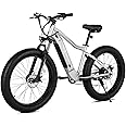 PEXMOR Electric Bike for Adults, 750W (Peak 1000W) BAFANG Motor 32MPH | 48V 14AH Removable LG Battery Mountain Ebike, 27.5" /26" Fat Tire Electric Commuter Bicycle 7 Speed | Front Suspension