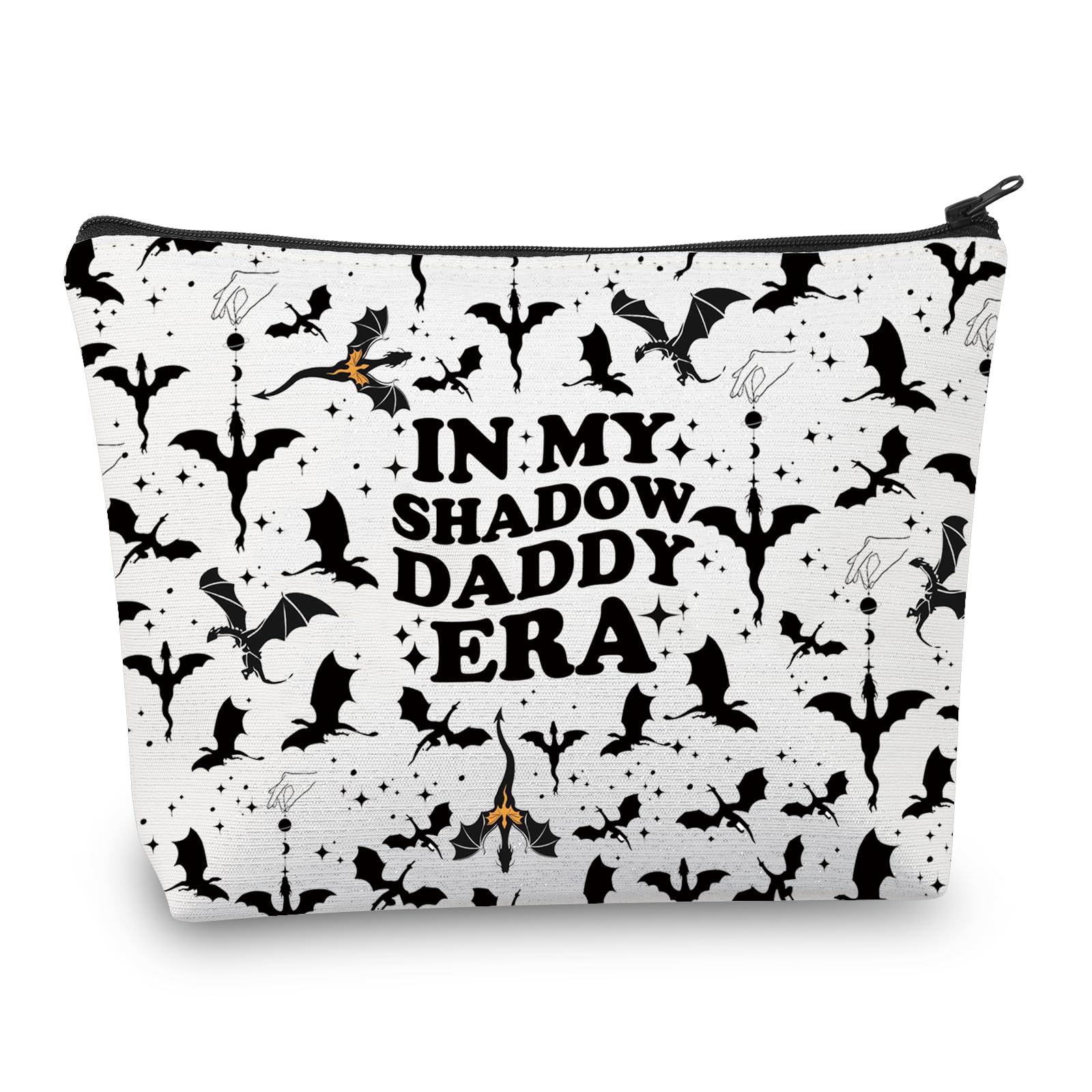 PLITI Fourth Wing Makeup Bag Xaden Riorson Gifts in My Shadow Daddy Era Gifts Dragon Rider Gift Pedro P Fan Gift for Bookish (Shadow DaddyU)