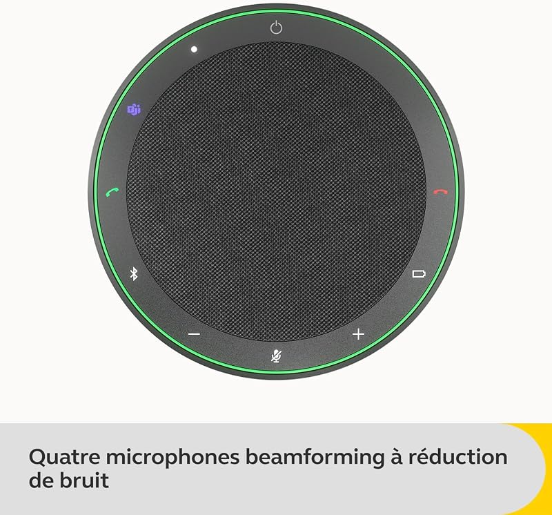Speak2 75 Enceinte Bluetooth, Certifié MS Teams, Gris foncé