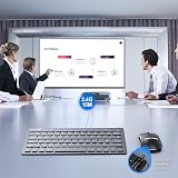 TECKNET Mini Wireless Keyboard and Mouse Set 2.4G Nano Receiver 12 Keys view 5