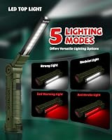 Coquimbo LED Work Light Rechargeable Torch with Magnetic Base 360° Rotate (2 view 7