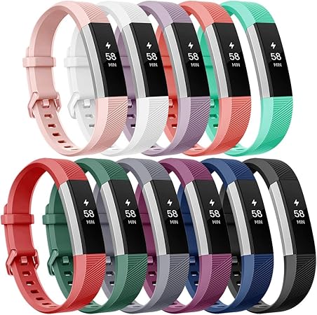 Onedream Compatible para Fitbit Alta HR Correa/Alta Strap/Ace Pulsera Mujer Hombre Recambio Silicona Correa (sin Reloj), S/L