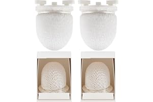 Sunnychicc 4 Pack Gas Mantles for Outdoor Gas Lamps Preformed Gaslight Mantles for Lamp Post, White