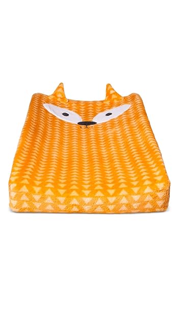orange changing pad cover