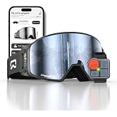 SKIWARRIOR Multifunctional Smart Wireless Ski Goggles with Walkie-Talkie, Anti-Fog Zeiss Lens, Music &amp; Call Function