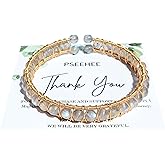 Handmade Genuine Double Layered Rainbow Moonstone, White Labradorite 14k Gold Filled Wire Wrapped Bracelet, Adjustable Size Healing Crystal Beads Birthstone Gemstone Bohemian Jewelry Gift for Her