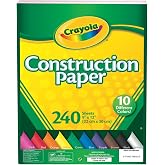 Crayola 9x12 Construction Paper Pad: 240 Sheets