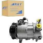 RYC Automotive Air Conditioning Compressor and A/C Clutch AIG302 | Fits Dodge Dart 2.0L, 2.4L 2013-2016