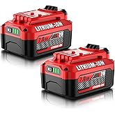 Upgrade 2PACKS 7.0Ah CMCB204 Replacement for Craftsman 20V Battery Compatible for Craftsman Batteries V20 Lithium Ion Battery CMCB205 CMCB201 CMCB202 CMCB206 CMCD700C1 CMCS500B 20 Volt Power Tools