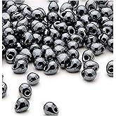 Miyuki Beads Teardrop Seed Glass Fringe Beads Drops 4x3.4mm 15 Grams (Gunmetal)