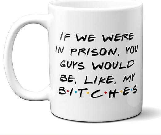 If We Were In Prison You Guys Would Be Like My Bitches Funny Phoebe Buffay Quote