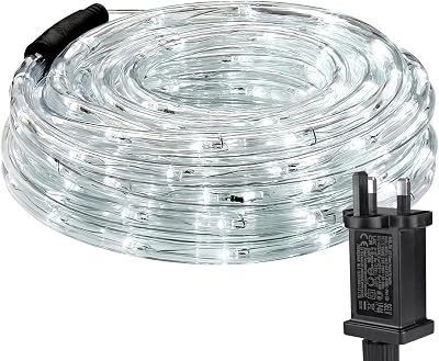Lepro Outdoor Rope Lights 10m Mains Powered 240 LED IP65 Waterpoof Cool White