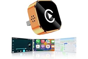 Wireless Carplay Adapter for iPhone, 2026 Upgrade 3 in 1 Screen Mirror for iOS Android Phone, Mini Size Plug and Play Adapte 