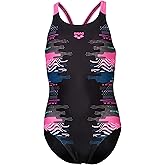 Arena Girls Arena Girl's Feel Front Lined Rhythm V Back Athletic One Piece Swimsuit