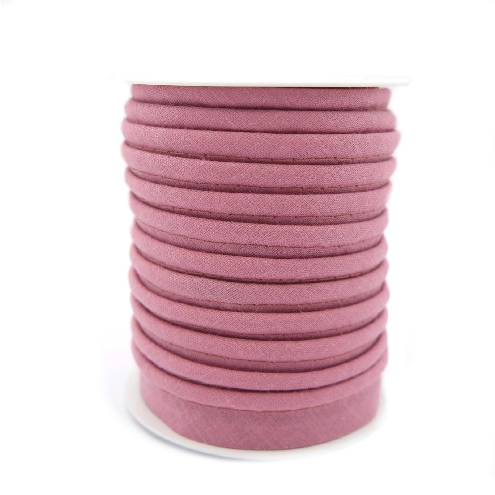 TEXTEX = Piping for Sewing, Decoration, and Crafts. Composition 50% Cotton and 50% Polyester. Total Width of 15mm, Cord of 5mm, and Flap of 10mm. 10 Meter Reel - (Make-up)