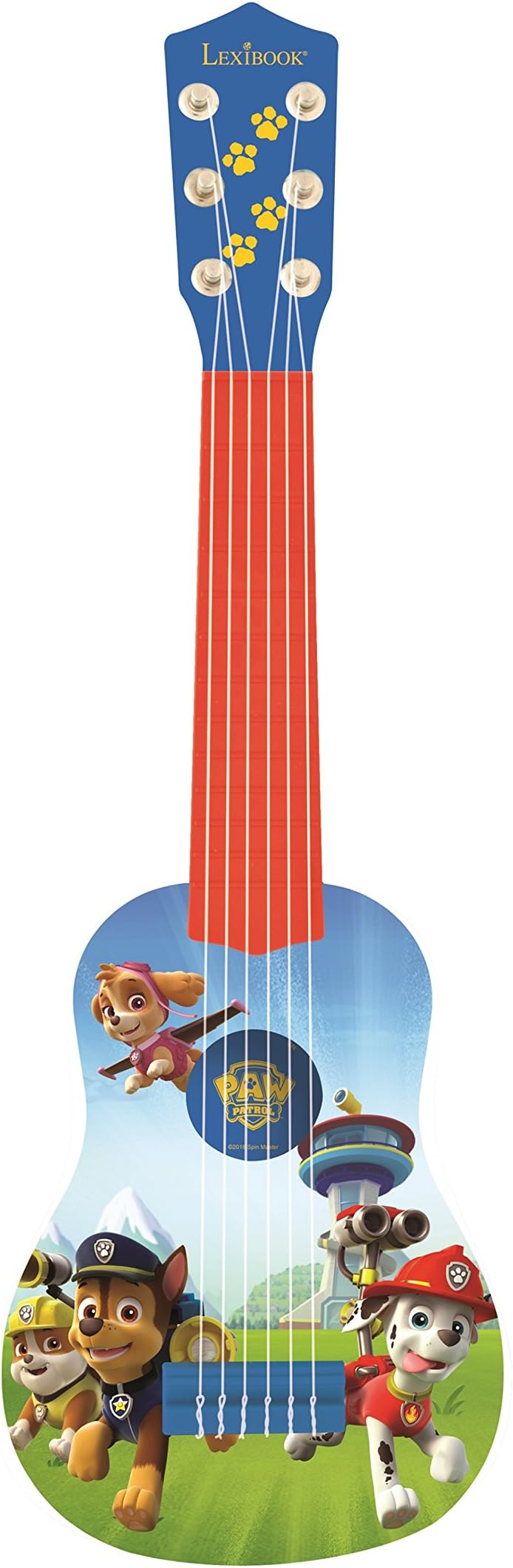 Lexibook Paw Patrol My First Guitar 21 Inch 6 Nylon Strings Blue Red K200PA