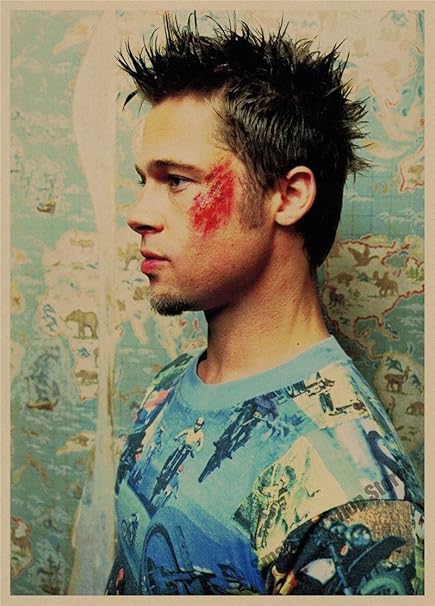 Amazon Co Jp ファイトクラブブラッドピットレトロポスタークラフト紙42 30cm 06 ホーム キッチン