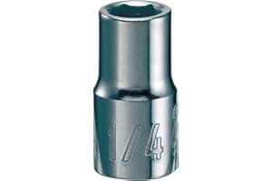 CRAFTSMAN Shallow Socket, SAE, 1/4-Inch Drive, 1/4-Inch, 6-Point (CMMT43493)