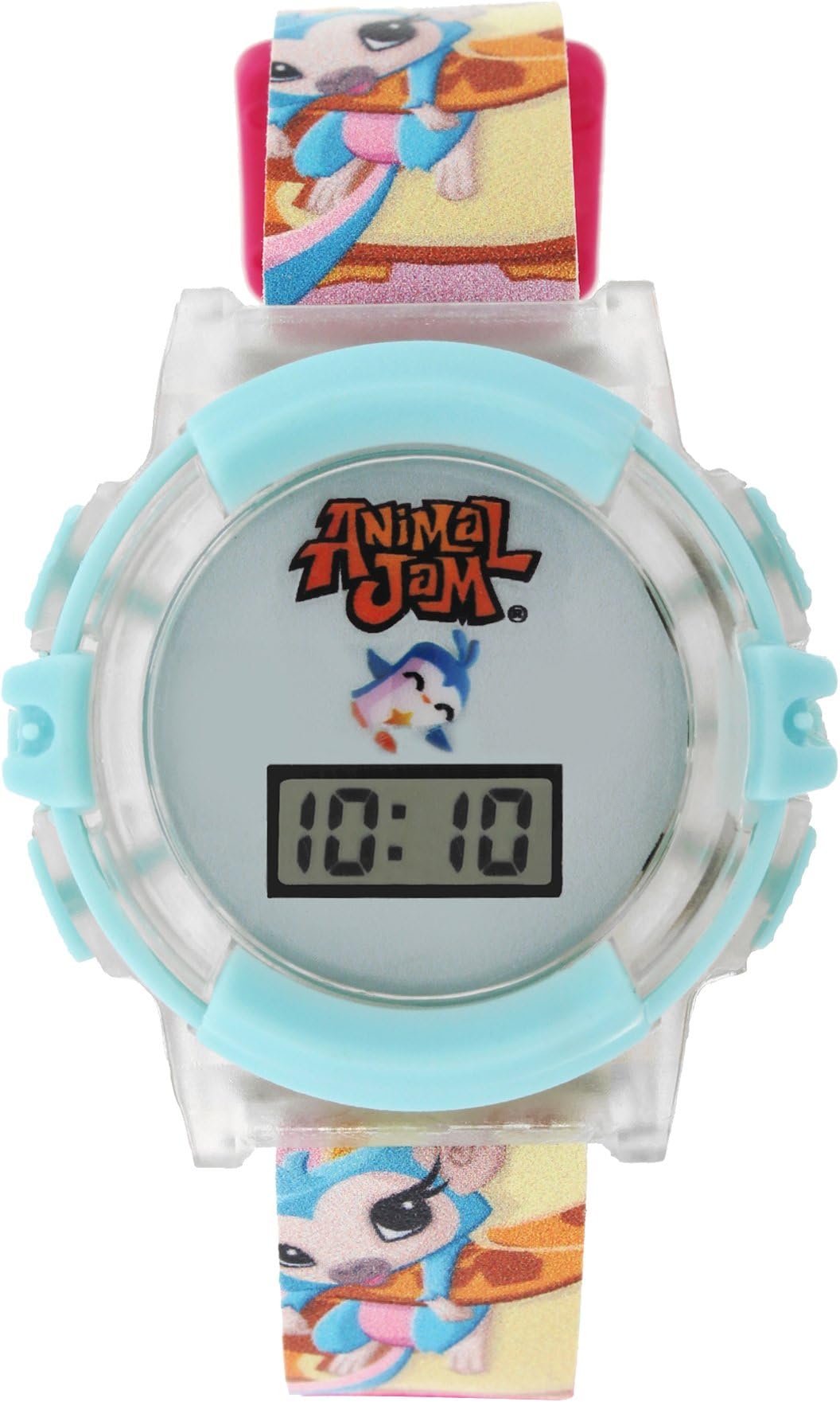 Animal Jam Rubber LED Digital Kids Watch with Exclusive in-Game Code