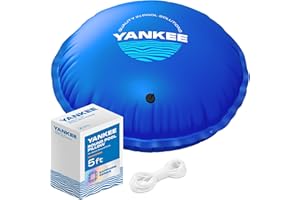 YANKEE POOL PILLOW Yankee 5x5 ft Pool Pillows for Above-Ground Pools, Pool Pillows for Closing Winter, Extra Durable 0.4 mm PVC (27 Gauge), Winter Pool Pillow (5x5 ft.)