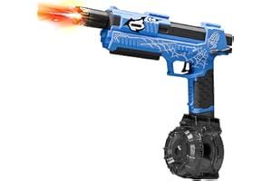 FYGURSO Electric Water Gun for Adults Kids, Automatic Squirt Gun with a Long Range of up to 24 Ft, LED Light Large Capacity IP7 Waterproof Fully Auto Water Gun (OOS)