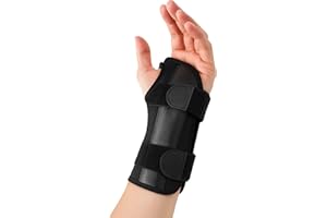 ARMSTRONG AMERICA Carpal Tunnel Wrist Brace | Night Wrist Support Guard | Wrist Splint & Hand Brace | Carpal Tunnel Syndrome & Wrist Tendonitis Pain Relief with Forearm Compression | For Men & Women (Left Wrist Brace)