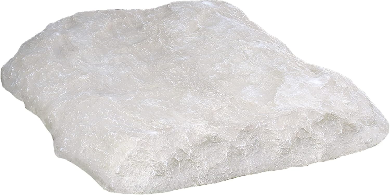 Hardscaping Materials - Airmax CrystalClear TrueRock Outdoor Faux Flat Rock Cover, Artificial Landscape Enclosure, Fake Decorative Landscaping Fiberglass Protection Lid, Realistic Natural Texture, Sand Stone, Large Size