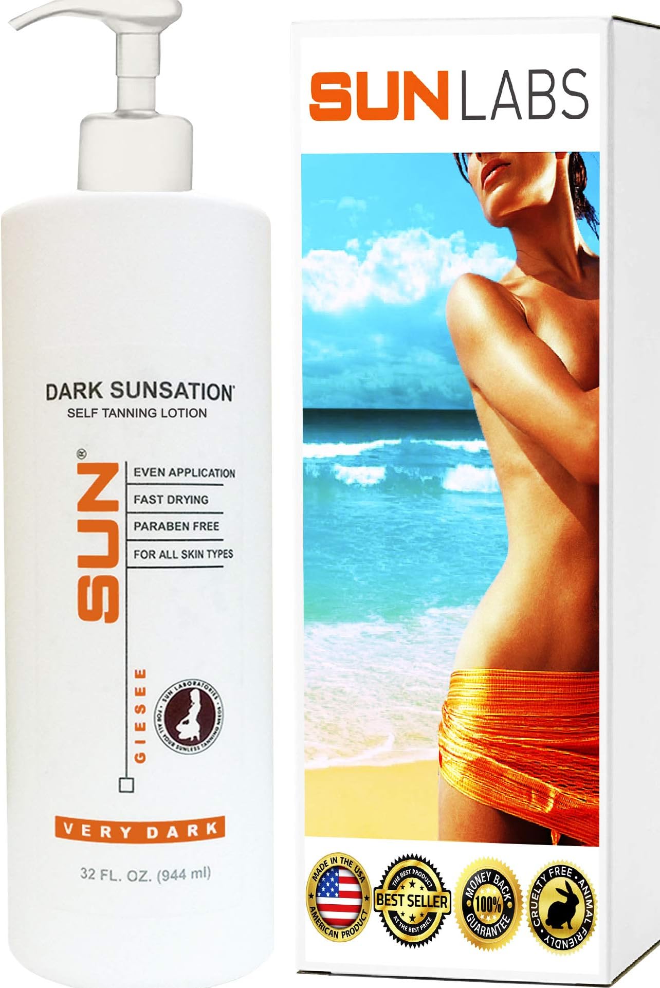 Self Tanner Face and Body Lotion 32 fl oz (Packaging May Very)