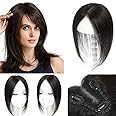 Aimeolyn Hair Toppers for Women Real Human Hair Toppers for Women No Bangs Top Hair Extensions Hair Pieces for Thinning Hair Wiglets Upgrade Lace Base Premium Remy 12inch