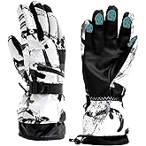 Ltrototea Ski Gloves - Warm Waterproof Touchscreen Gloves for Snow & Outdoor Activities
