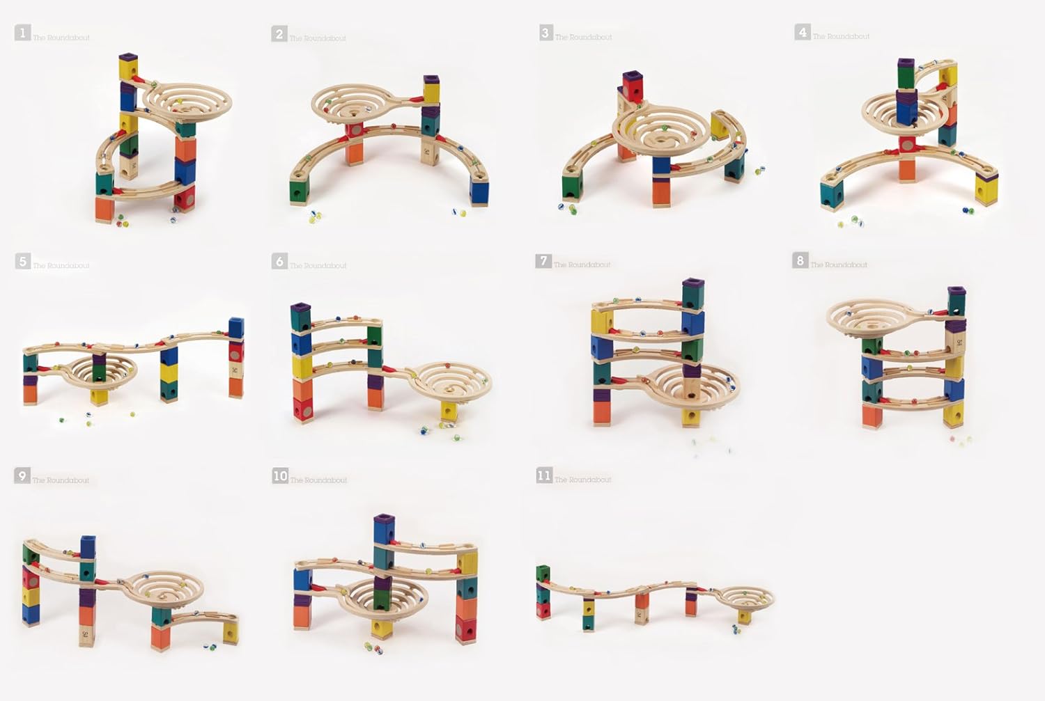 hape the roundabout marble run