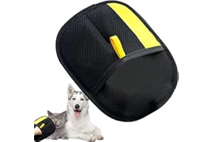 Cat Grooming Gloves - Double Sided Pet Grooming Gloves | Antistatic Gloves | Cat Hair Remover | Double Sided Detangling Glove