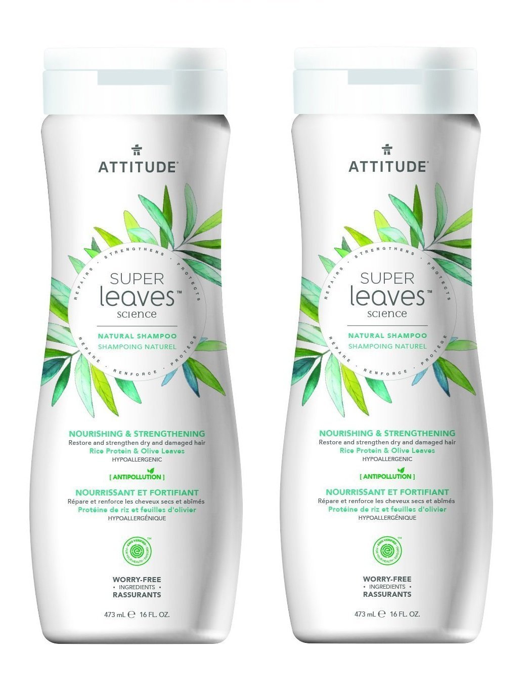Attitude Natural Shampoo Nourishing & Strengthening, 16