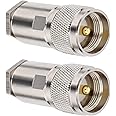 PL-259 Connectors Male UHF Type Attach Adapter End Connector LMR400/RG8/RG8U/KMR400/Belden 9913/7D-FB Pack of 2 by XRDS-RF(NOT for TV)