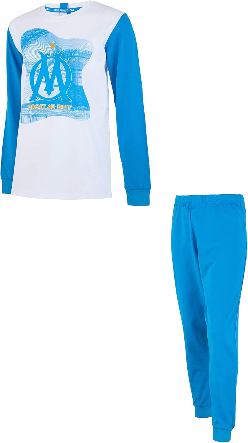 T-Shirt Olympique De Marseille Officiel Enfant Garçon - Coton, Collection OM, 100% Licencié