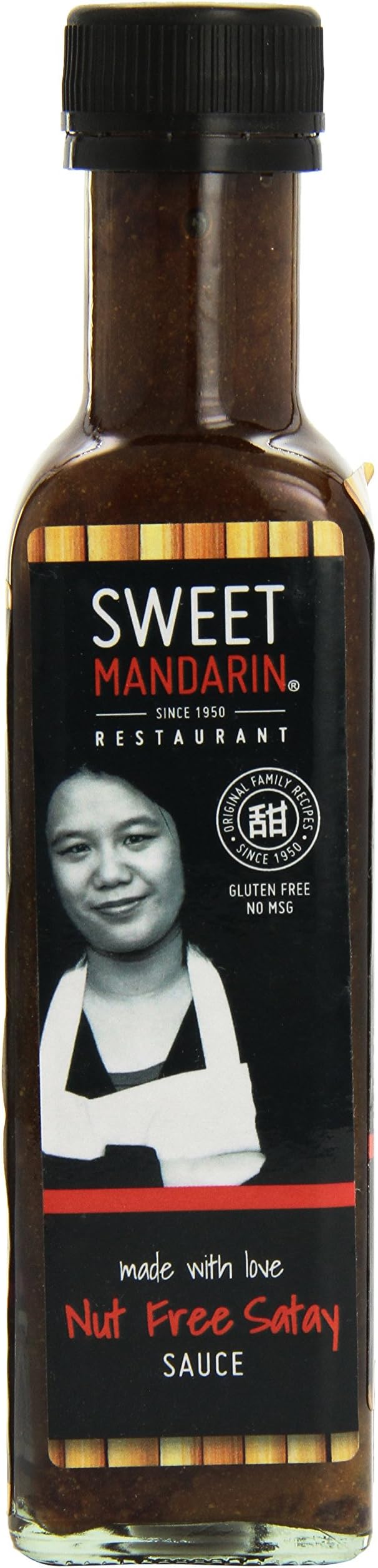 Sweet Mandarin Gluten Free Nut Free Satay Sauce 200 ml (Pack of 3)