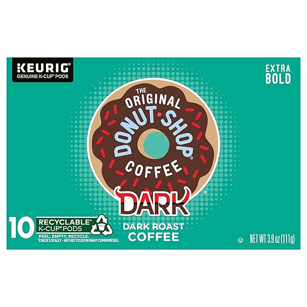 DONUT SHOP COFFEE, EXTRA BOLD DARK ROAST COFFEE, 3.9 OUNCE