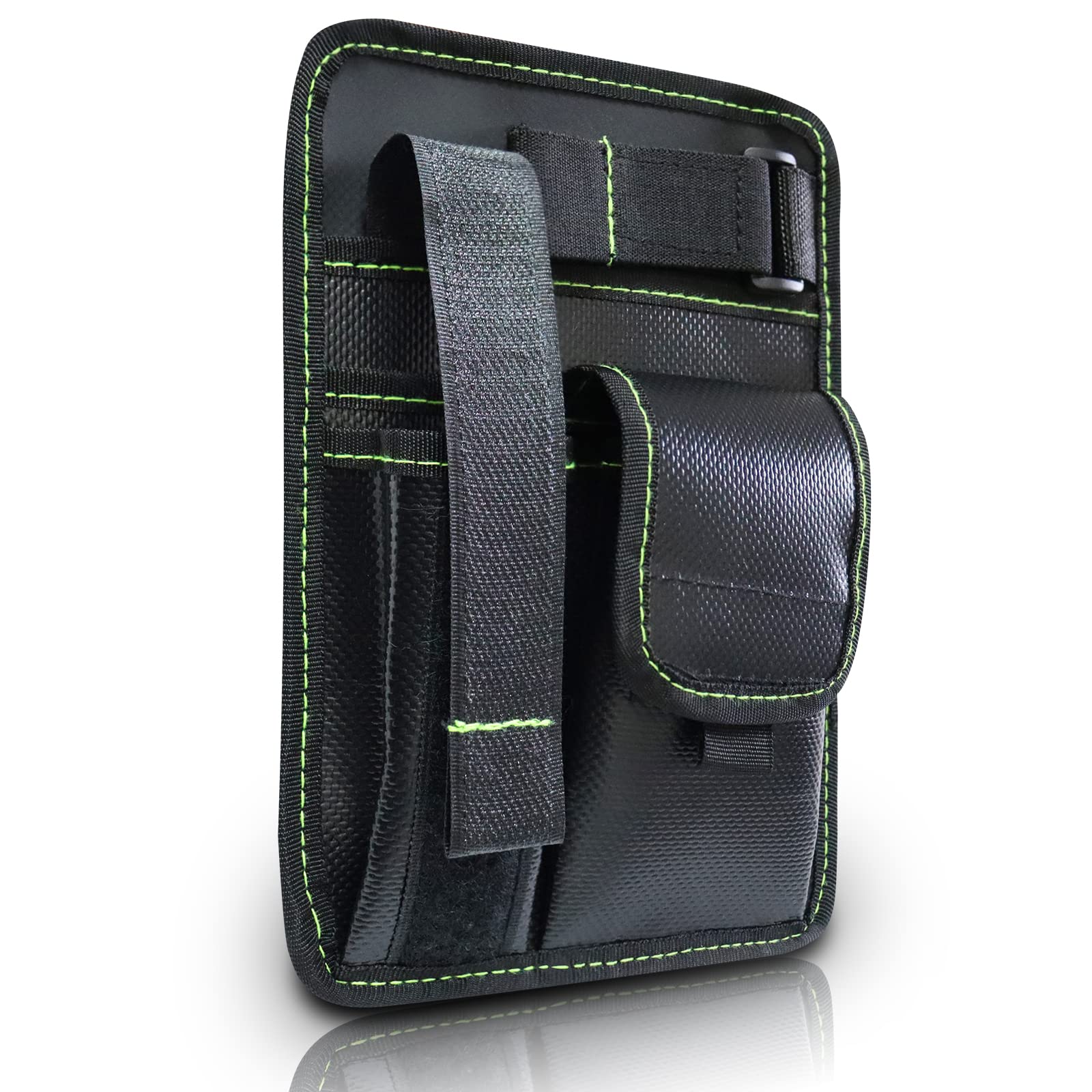 RE-GEN Multi-Purpose Tactical Utility Supplies Belt Pouch Waist-Pack | Ideal for First Aid, Medical, Outdoors, Hiking, Walking, Camping, Travel, Tactical, Security (Black/Fluo Detailing)