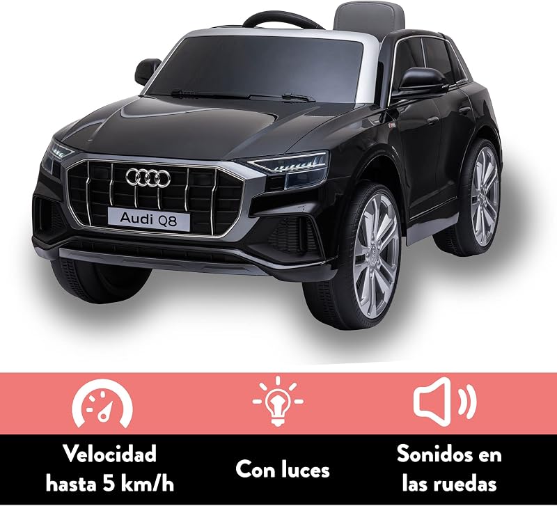 - Elektroauto Audi Q8 Schwarz 12V (Famous 800.013.444) — photo 2 sur 8