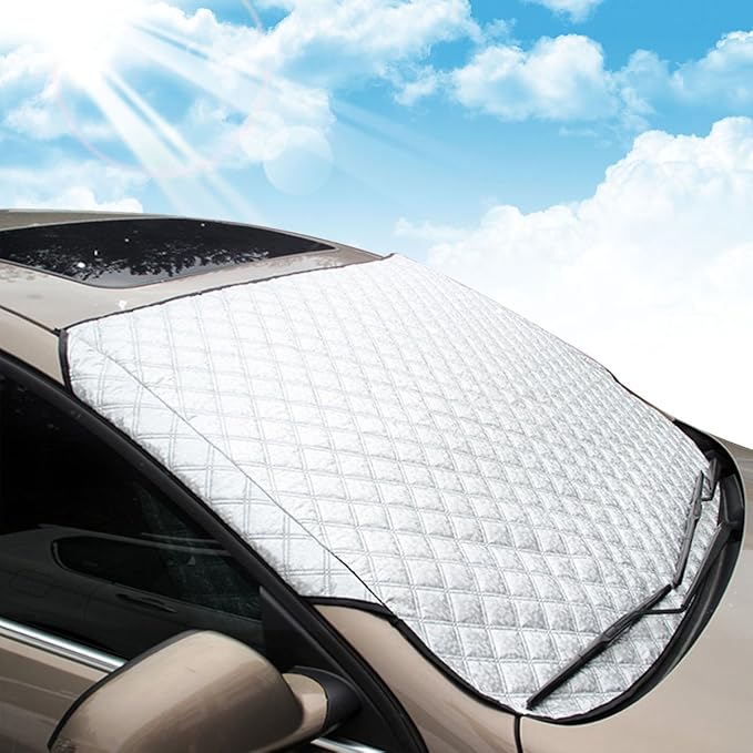Autoscheibenabdeckung Auto Sonnenschutz Frontscheibe MATCC Frontscheibenabdeckung Sonnenschutz Scheibenabdeckung Auto Windsch